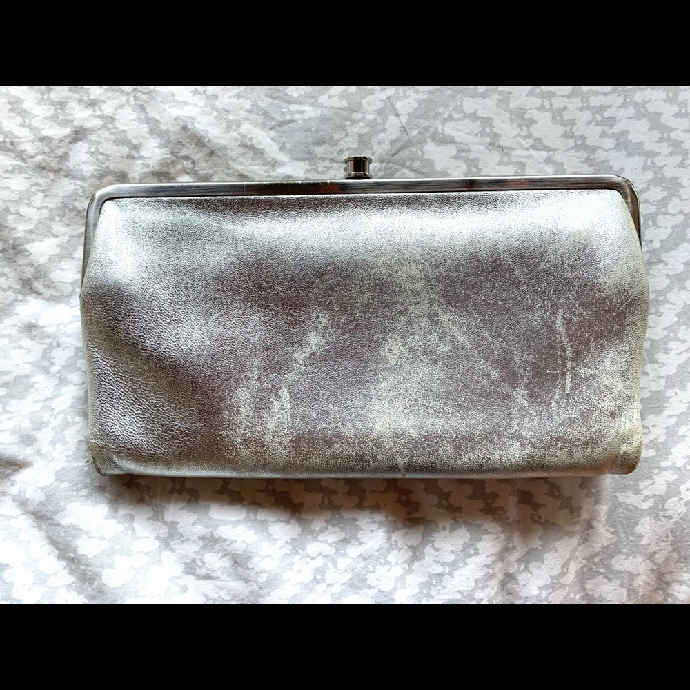 Silver Hobo wallet/clutch